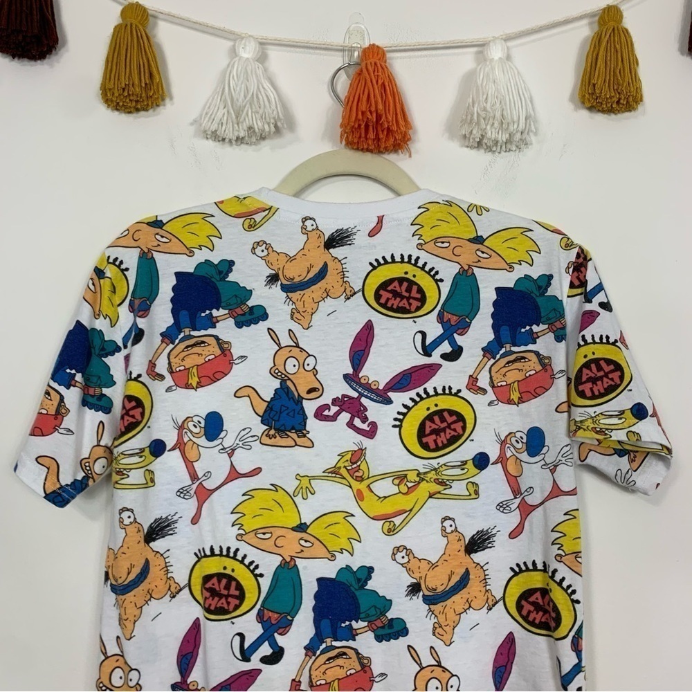 Nickelodeon 90s Cartoon Characters Graphic T-Shirt Size Small - Picture 6 of 8